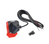 Acelerador de pulgar eléctrico para bicicleta para agarre acelerador de scooter E, control de manillar izquierdo y derecho hecho de ABS ignífugo, resistente al desgaste para agarre negro E para pieza