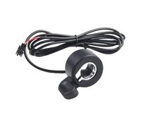 Acelerador de pulgar eléctrico para scooter, diseño ergonómico con conector SM de 3 pines, longitud de cable de 1760 mm para una fácil instalación