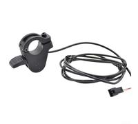 Acelerador de pulgar para bicicletas eléctricas diseñado para manillares de 22,2 mm, cableado de 3 núcleos, rotación de 0 a 70 grados IPX5 (interfaz SM)
