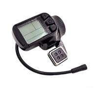 Acelerador medidor de scooter eléctrico para OXO, OX Super, Hero, OX Eco, Light 2-60V/48V compatible con pantalla del acelerador con instrumento, plástico negro (B)