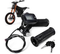 Acelerador para Moto Eléctrica de Cross Puño Rapido con 2 llaves Velocímetro y Pantalla para Tutto Tutti Soleil 01-Control de Aceleración Auave