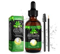 [Acelerar el crecimiento del cabello] Aceite de ricino 100% orgánico natural prensado en frío Castor Oil para el cabello, tratamiento para cabello dañado cuerpo, uñas, pestañas, cejas, 60 ml