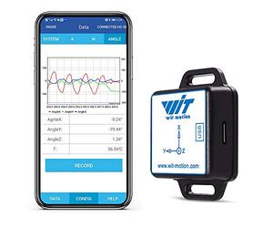 [Acelerómetro + Inclinómetro Bluetooth] BWT901CL MPU9250 Giroscopio de 9 ejes + Ángulo (precisión XY 0,05 °) + Magnetómetro con filtro Kalman, Sensor IMU de 3 ejes de alta estabilidad de 200 Hz