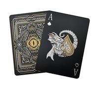ACELION Juego de cartas impermeables, de plástico, cartas de póquer, juego de cartas de póquer, tarjetas de reproducción (rosa y tin)