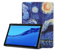 Acelive Funda para Huawei M5 Lite, Cuero Carcasa con Soporte Función y Auto Sueño/Estela para Huawei Mediapad M5 Lite 10 10.1 Pulgada Tablet