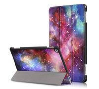 Acelive Funda para Huawei M5 Lite, Cuero Carcasa con Soporte Función y Auto Sueño/Estela para Huawei Mediapad M5 Lite 10 10.1 Pulgada Tablet