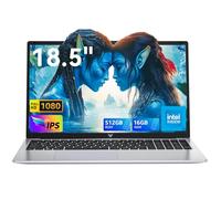 ACEMAGIC 18.5 Pulgadas Ordenador Portátil, Procesador I-ntel N150 (hasta 3,6 GHz), Batería 8000mAh, 16GB RAM 512GB SSD, Pantalla 1080FHD，Portátil con HDMI, USB3.2 * 3, Laptop USB-C