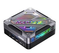 ACEMAGIC AM18 Mini PC, AMD Ryzen 7 8845HS (8C/16T, hasta 5,1 GHz), AMD Zen4 Mini PC, 32GB DDR5 (5600 MHz) 512GB (PCIe4.0) NVME SSD, Mini Ordenador con WiFi 6 | 2,5 G LAN| 8K UHD | para Juegos