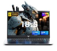 ACEMAGIC AX18 Ordenador Portátil 16GB RAM 512GB SSD - 18.5" para Estudiantes y Oficina (Procesador Intel N150,Batería 8000mAh), Portátil con HDMI, Laptop USB-C, Pantalla Full HD y 3X USB3.2