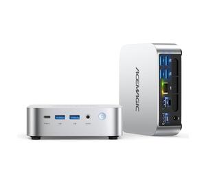 ACEMAGIC K1 Mini PC, Core i5-12600H(12C/16T, hasta 4,5 GHz), 32 GB DDR4 1 TB SSD Mini Ordenador de sobremesa para Oficina, Cine en Casa, Reunión, Negocios/Viajes【DP+HDMI+Type-C/WiFi 6/Buetooth 5.2】