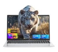 ACEMAGIC Laptop de 17.3 pulgadas con procesador Quad Core-12th Alder Lake N97, pantalla FHD, 16 GB de RAM 512 GB SSD, computadora portátil Windows 11, cámara web, ligera y delgada, HDMI, tipo C, USB