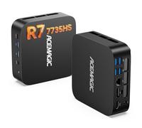 ACEMAGIC M1 Mini PC, AMD Ryzen 7 7735HS (8C/16T, hasta 4,75 GHz), 24GB LPDDR5 512GB SSD Win11 Pro Mini Ordenadores, AMD Radeon Graphics, 4K Triple Display, USB-C, WiFi 6 BT 5.2 para Oficina,Multimedia