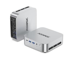 ACEMAGIC Matrix Mini M1 Mini PC, Windows 11 Pro, AMD Ryzen 7 7735HS(8C/16T,hasta 4,75 GHz),AMD Radeon™ Graphics,16GB LPDDR5 512GB SSD Mini Ordenador Soporte 4K Triple Pantalla/2.5G LAN/WiFi 6/BT5.2