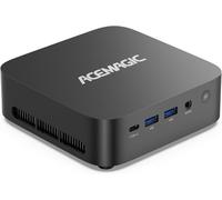 ACEMAGIC Mini Pc 11 Pro, procesador AMD Ryzen 4300U de hasta 3.7 GHz, mini computadoras DDR4 de 16 GB, SSD de 512 GB, pantalla triple 4K, WiFi5 BT4.2 VESA, micro PC pequeña para negocios y hogar, mini