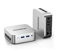 ACEMAGIC Mini PC, Intel Twin Lake N150 (Turbo 3.6 GHz), 16 GB DDR4 RAM 1 TB PCIe M.2 SSD, mini computadora, Vista V1 UHD 4K HDMI DP, Dual WiFi/Bt, Gigabit Ethernet Vesa, MicroPC para hogar/oficina