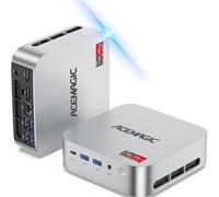 ACEMAGIC Mini PC para juegos, 32 GB de RAM, 1 TB, SSD AMD Ryzen 7 6800H 11 Pro (hasta 4.7 GHz), Radeon 680M Triple pantalla 4K, mini computadoras de escritorio para juegos/oficina 3.2Type-C/LAN 2.5G