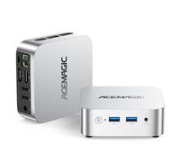 ACEMAGIC Mini PC, Intel Twin Lake N150 (Turbo 3.6 GHz), 16 GB DDR4 RAM 1 TB PCIe M.2 SSD, mini computadora, Vista V1 UHD 4K HDMI DP, Dual WiFi/Bt, Gigabit Ethernet Vesa, MicroPC para hogar/oficina