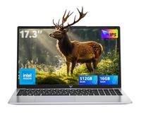 ACEMAGIC Ordenador portatil 17,3 Pulgadas Portatil 16 GB Ram DDR4 512 GB SSD Expansión 2TB,Cámara 1280 * 800 3*USB3.2,BT5.0,HDM,WiFi,Portátil