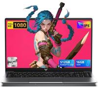 ACEMAGIC Ordenador portátil 2025, pantalla FHD de 17.3 pulgadas con Quad Core-12th Alder Lake N97 (hasta 3.6 GHz), 16 GB de RAM 512 GB ROM, batería de 6000 mAh, color plateado