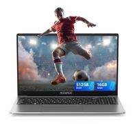 ACEMAGIC Ordenador portátil de 15,6 pulgadas, procesador N-95 de hasta 3,4 GHz (Beat N5095), 16 GB DDR4 512 GB SSD, metal, soporte WiFi, BT5.0