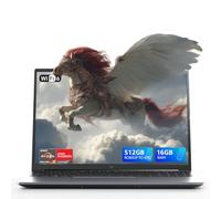 Acemagic - Ordenador portátil para juegos Ryzen 7 7735HS(hasta 4,75GHz), DDR5,16GB Ram 512GB SSD M.2 NVMe Gaming, AMD Radeon 680M, teclado retroiluminado para ordenador portátil de 16 pulgadas, WiFi 6