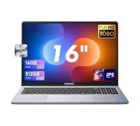 ACEMAGIC Ordenador portátil Gaming de 16 pulgadas, Ultra 5 125U hasta 4,3 GHz, 16 GB de RAM, 1 TB SSD, pantalla FHD 2026, 2.4G/5G WiFi, BT5.0, HDMI, para estudio y juegos