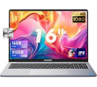 ACEMAGIC Ordenador portátil Ryzen 7 5825U para gaming, procesador de 16 pulgadas hasta 4,5 GHz, 16 GB de RAM, 512 GB SSD PC portátil con pantalla FHD, WiFi de 2,4 G/5G, portátil tipo C BT5.0, HDMI