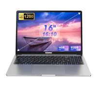 ACEMAGIC Portátil con pantalla FHD de 16 pulgadas, procesador Quad-Core N-95 hasta 3,4 GHz (Beat N5095), 16 GB DDR4, SSD de 512 GB, ordenador portátil con carcasa de metal, soporte WiFi, BT5.0, 3