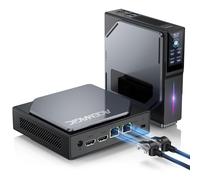 ACEMAGIC S1 Mini PC LCD, Ιntel Alder Lake-N97 (hasta 3,6 GHz), 16GB DDR4 512GB M.2 SSD Mini Ordenador de sobremesa Vertical, Mini Torre PC con RGB/WiFi 6/BT 5.2/4K UHD/Dual LAN para hogar/Oficina.