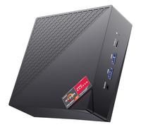 ACEMAGICIAN AM06PRO Mini PC, AMD Ryzen 7 5825U (8C/16T, hasta 4.5 GHz), Mini Ordenadores de Sobremesa 16GB DDR4 512GB M.2 2280 SSD, Doble Ethernet/WiFi 6/para Oficina, Jugar
