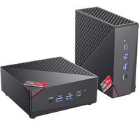 ACEMAGICIAN AM06PRO Mini PC, AMD Ryzen 7 7730U (8C/16T, hasta 4,5 GHz), Mini Ordenadores de Sobremesa 16GB RAM DDR4 512GB M.2 2280 SSD, Doble Ethernet/WiFi 6,Ordenador Pequeño,PC de Negocios