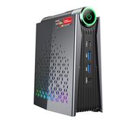 ACEMAGICIAN AMD Ryzen 9 6900HX (hasta 4,9 GHz) RGB Mini PC,32 GB DDR5 1024 GB (1 to) SSD, AMD Radeon RX 680M Micro Ordenador Escritorio 【Modo Ajustable Auto/Silenciador Eco/Rendimiento】