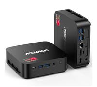 ACEMAGICIAN K1 Mini PC Win 11 Pro, AMD Ryzen 4300U (hasta 3,7 GHz), 16GB DDR4 512G SSD Mini Ordenadores, Pantalla Triple HDMI 2.0+DP1.4+Type-C/ WiFi5/ BT4.2 Micro PC para Hogar/Escuela/Empresa