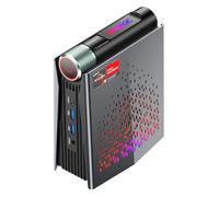 ACEMAGICIAN Mini PC Gaming, AMD Ryzen 9 6900HX (hasta 4,9 GHz), 16GB DDR5 512GB M.2 SSD Mini Ordenadores de Sobremesa, AMD Radeon RX 680M, 3 Modo Ajustable, RGB/WiFi6, BT 5.2, Ventilador Doble
