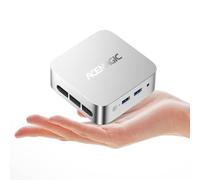 ACEMAGICIAN Mini PC, Ιntel Alder Lake-N150 (hasta 3,6 GHz), 16GB DDR4 256GB M.2 SSD Mini Ordenador de Sobremesa 4K UHD, Gigabit Ethernet WiFi 5, BT4.2 para Oficina/Espectáculo