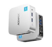 ACEMAGICIAN Mini PC, Ιntel-Alder Lake-N100 (hasta 3,4 GHz), 16GB LPDDR5 1024 GB (1TB) SSD Mini Ordenadores de Sobremesa【Doble LAN/Triple HDMI】