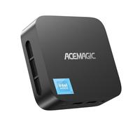 ACEMAGICIAN T8PLUS Mini PC, Ιntel Alder Lake-N100 (hasta 3,4 GHz), 16GB LPDDR5 1TB M.2 SSD, Mini Ordenador De Sobremesa Doble Ethernet,4K UHD,para Negocios Oficina en Casa