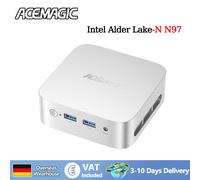 ACEMAGICIAN-Mini PC V1, Ordenador de 12. ª generación, Alder Lake N97, 16GB, DDR4, 512GB, M.2, SSD, con W11 Pro, RJ45, 4K, HDMI + DP, WiFi 5 8GB 256GB