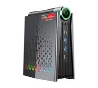 ACEMAGICIAN S3A Mini PC Gaming, AMD Ryzen 7 8745HS (hasta 4,9 GHz), 32 GB DDR5 1TB NVME SSD W11 Pro Mini Ordenador, Triple Pantalla HDMI+DP+Type-C, 6 x USB, 2,5 Gbps LAN, WiFi 6, BT5.2