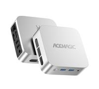 ACEMAGICIAN T8PLUS Mini PC, Ιntel Alder Lake-N100 (hasta 3,4 GHz), 16GB LPDDR5 512GB M.2 SSD, Mini Ordenador De Sobremesa Doble Ethernet,4K UHD,para Negocios Oficina en Casa