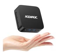 ACEMAGICIAN V1 Mini PC Win 11 Pro, Ιntel Alder Lake-N97 (hasta 3,6 GHz), 16GB DDR4 512GB SSD Mini Ordenadores de Sobremesa, Dual Display HDMI+DP/ USB3.2/WiFi5/BT4.2 Micro PC para Casa/Trabajar