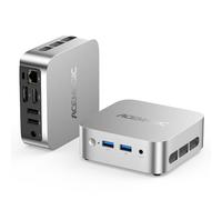 ACEMAGICIAN Vista Mini T8PLUS Mini PC, Ιntel Alder Lake-Ν95 8GB RAM 256GB M.2 SSD Mini Ordenadores de Sobremesa, Dual Ethernet/HDMI*3 Pantalla Triple/WiFi 5/ BT4.2 para Oficina, Cine en Casa