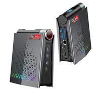 ACEMAGICIAN Warlord Mini AM08Pro Mini PC Gaming, AMD Ryzen 7 8845HS (hasta 5,1 GHz), 32GB DDR5 1TB M.2 NVME SSD, Mini Ordenadore de Sobremesa con 3 Modos de Ajuste【HDMI 2.0 * 2/Type-C/WiFi6/BT 5.2】