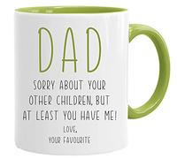 Acen Merchandise Juego de taza y caja de regalo para el dia del padre de 11 onzas para el trabajo, humor, te, cafe, papa, abuelo, tu favorito