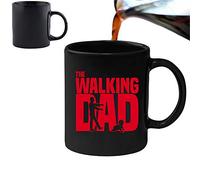 Acen Merchandise The Walking Dad - Taza mágica que cambia el calor y caja de regalo, set de té, café, oficina, hogar