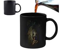 Walking Dead Zombies - Taza mágica con cambio de calor y caja de regalo, set de té, café, ceramica 330ml