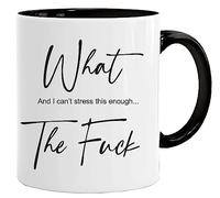 Acen Merchandise WTF - Juego de taza y caja de regalo, regalo de cumpleaños, cerámica, regalo de cumpleaños, regalo de Navidad