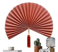 Acento De Ventilador: Exhibición Colgante Plegable, Elegante Arreglo De De Pared, Característica De La Habitación Inspirada En Borlas, Obra De Arte Interior Llamativa | Dormitorio Apartamento O