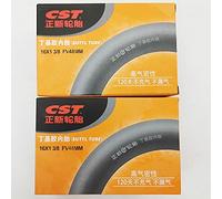 Aceoffix 2 tubos interiores para neumáticos CST 349 16'' 1 3/8 para bicicleta Brompton 100 g Presta 349 FV 48 mm