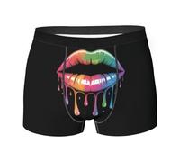 ACEPrints Calzoncillos bóxer Lips Like Sugar para Hombre y niño, Ropa Interior ultrasuave y Transpirable.